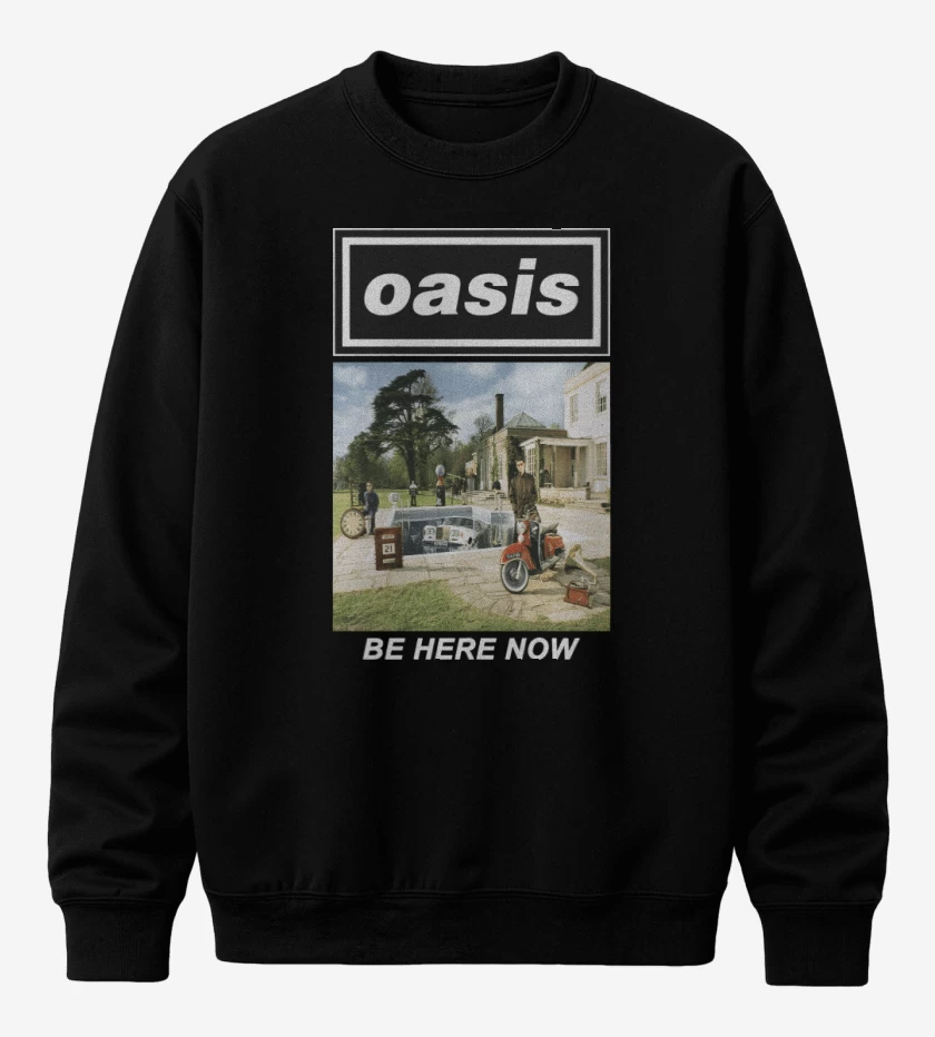 Poleron polo Oasis Be Here Now
