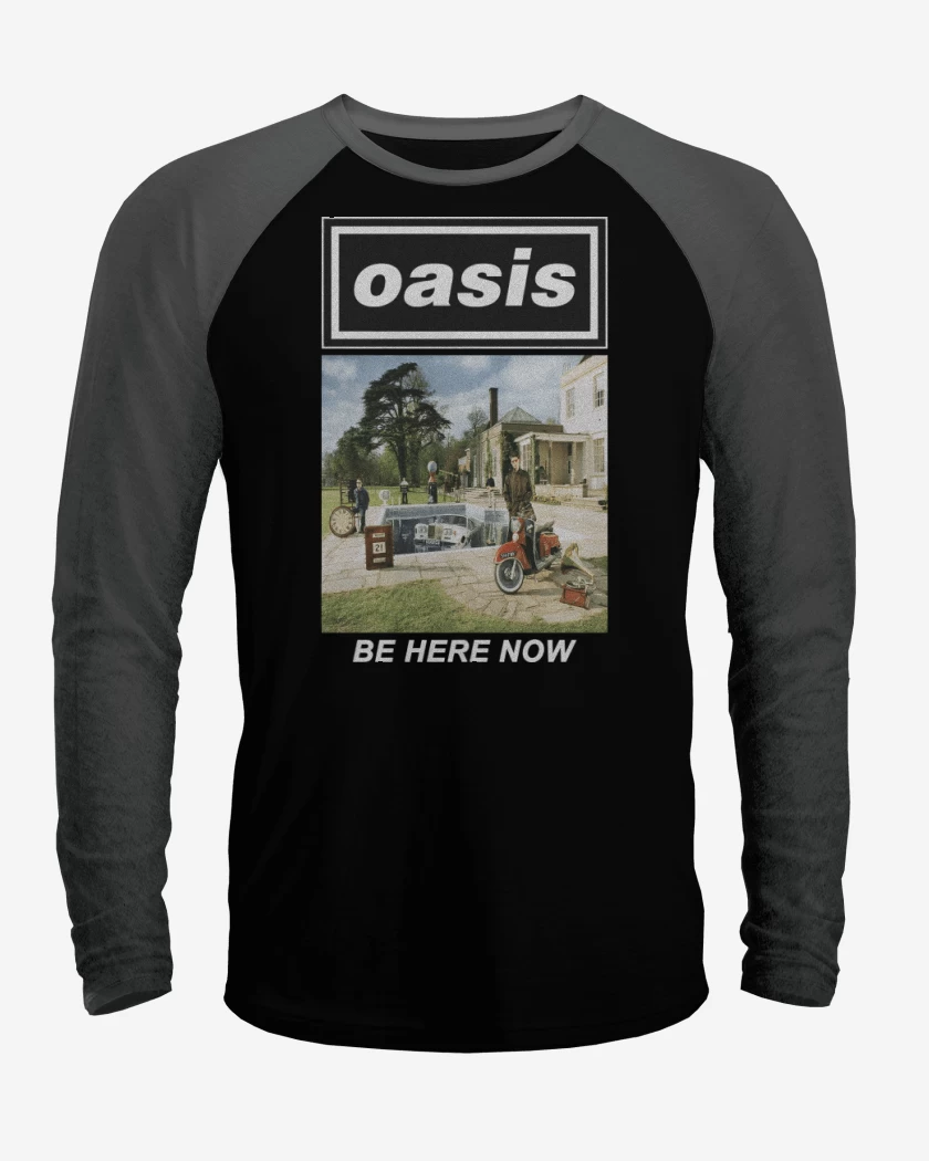 Polera Raglan Oasis Be Here Now