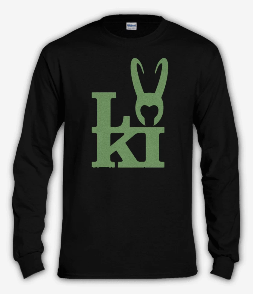 Polera manga larga Negro de Loki2