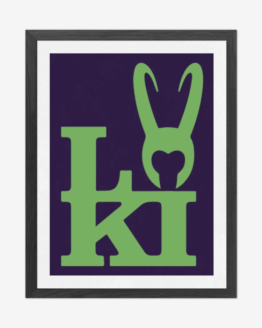 Cuadro decorativo Morado de Loki2