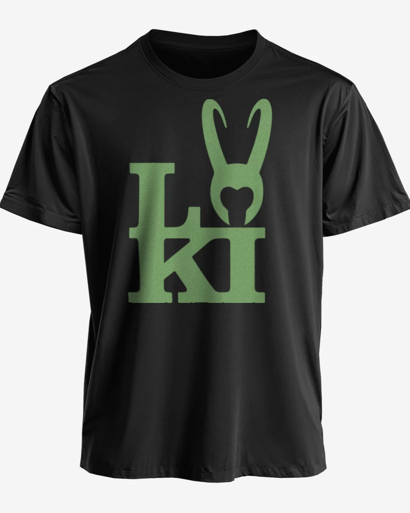Polera premium Negro de Loki2