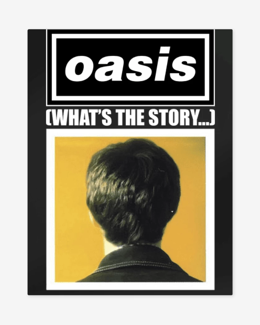Print metalico Oasis Whats the Story