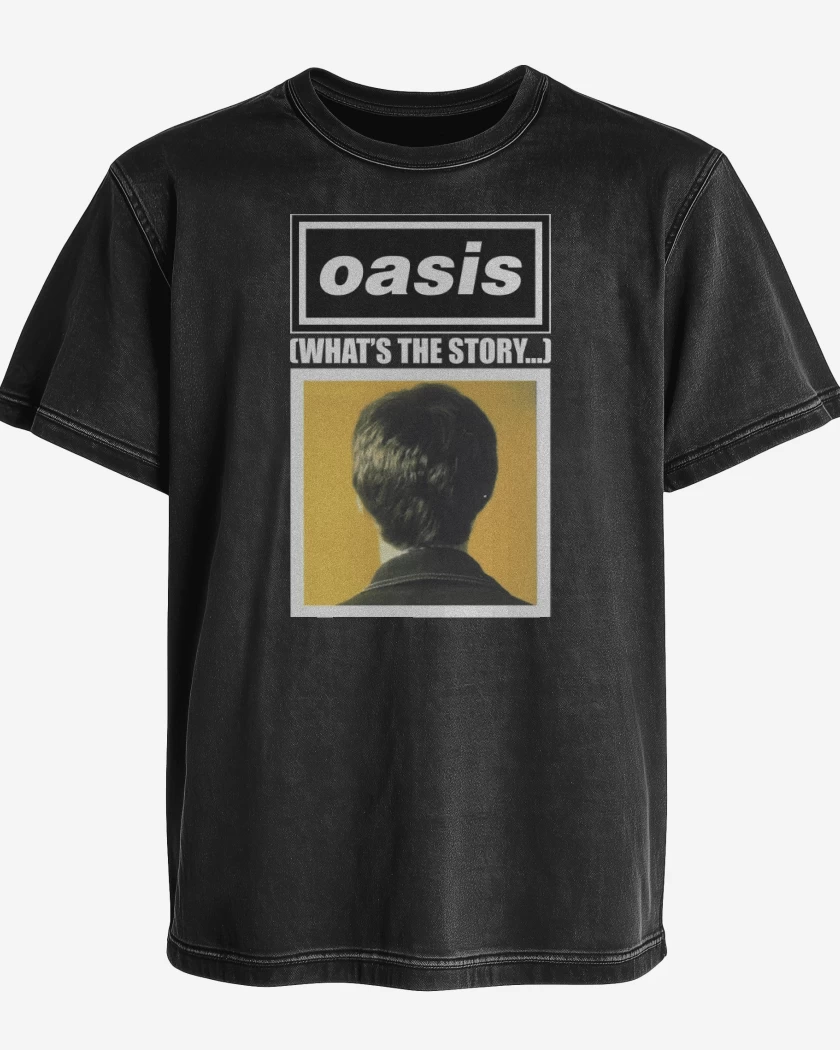 Polera desgastada Oasis Whats the Story