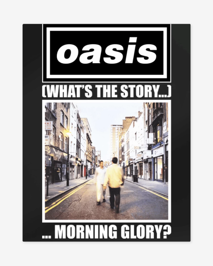 Print metalico Oasis Whats The Story Morning Glory