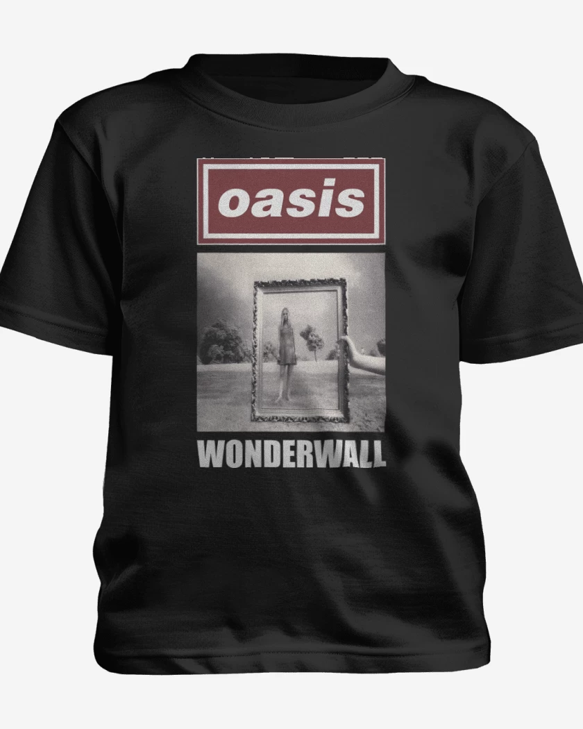 Polera de niño Negro de Oasis Wonderwall