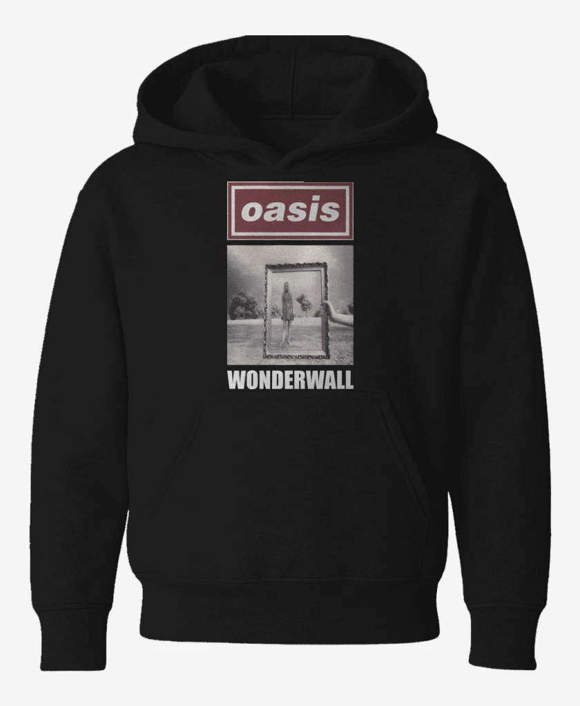 Poleron de niño Negro de Oasis Wonderwall