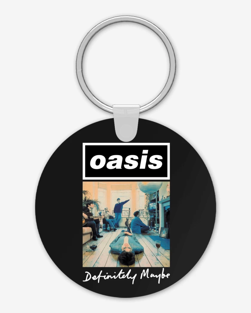 Llavero Oasis Definitely Maybe