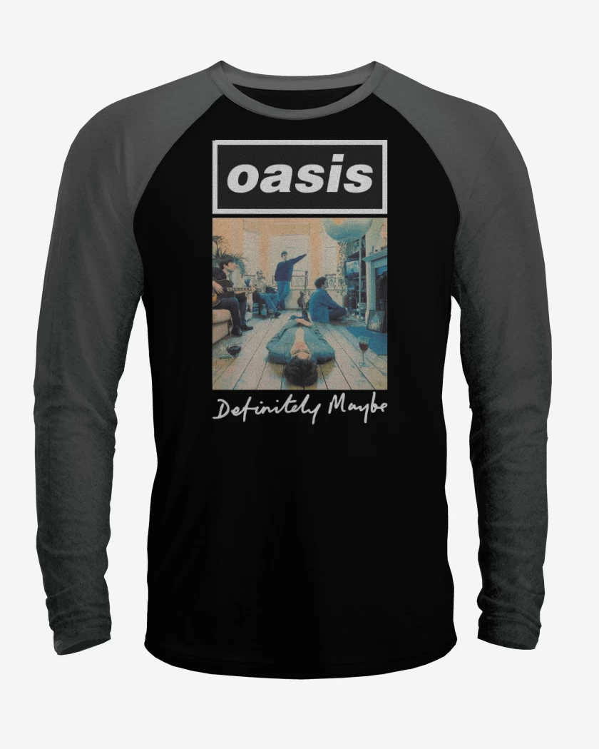 Polera Raglan Oasis Definitely Maybe