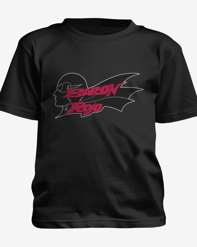 Polera de niño Negro de Baron Rojo Logo