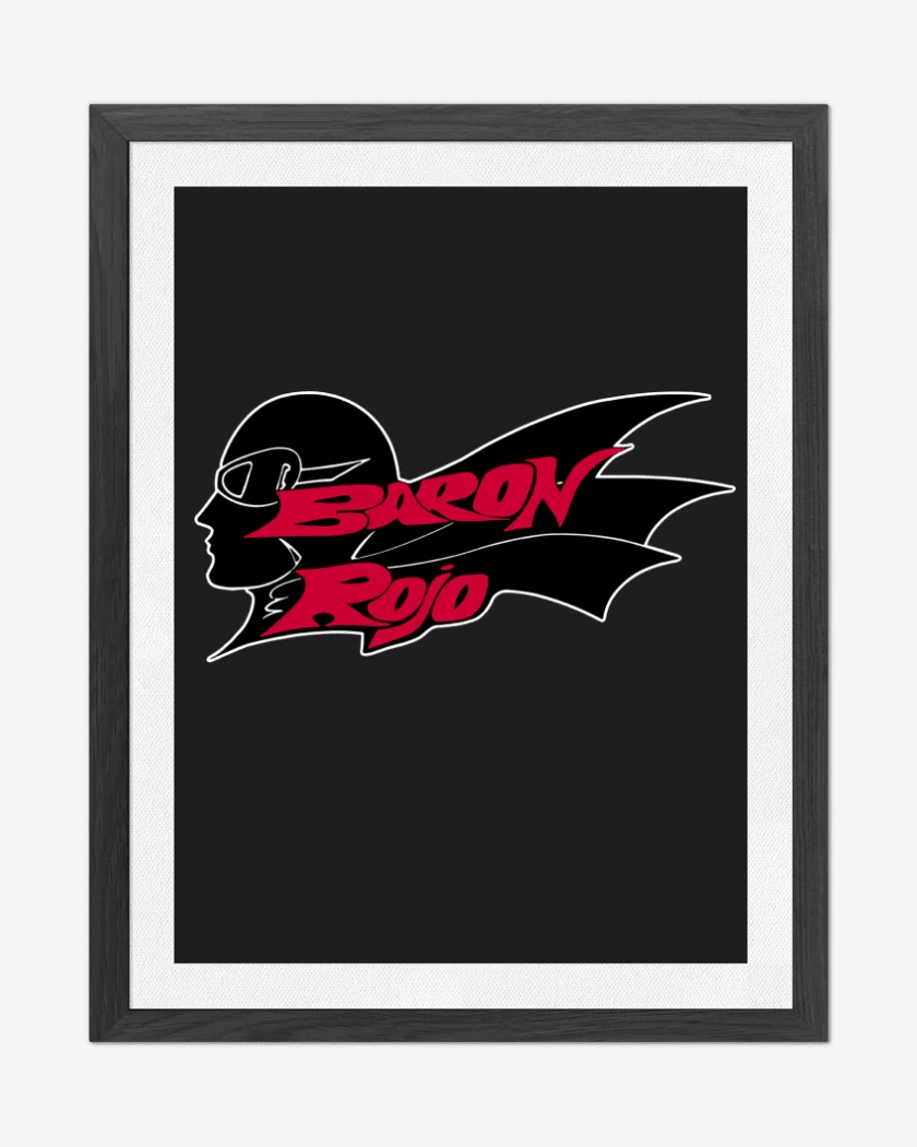 Cuadro decorativo Negro de Baron Rojo Logo