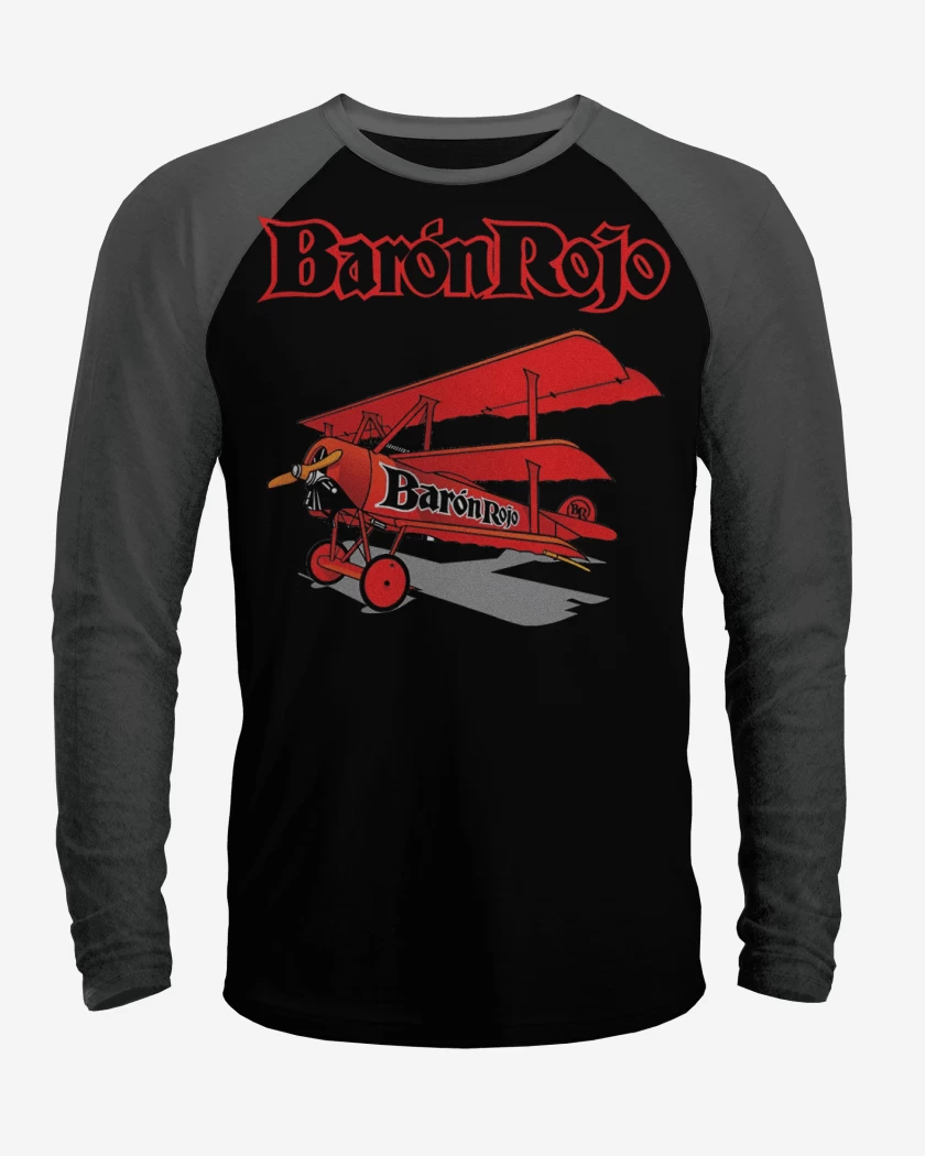 Polera Raglan Baron Rojo AVION