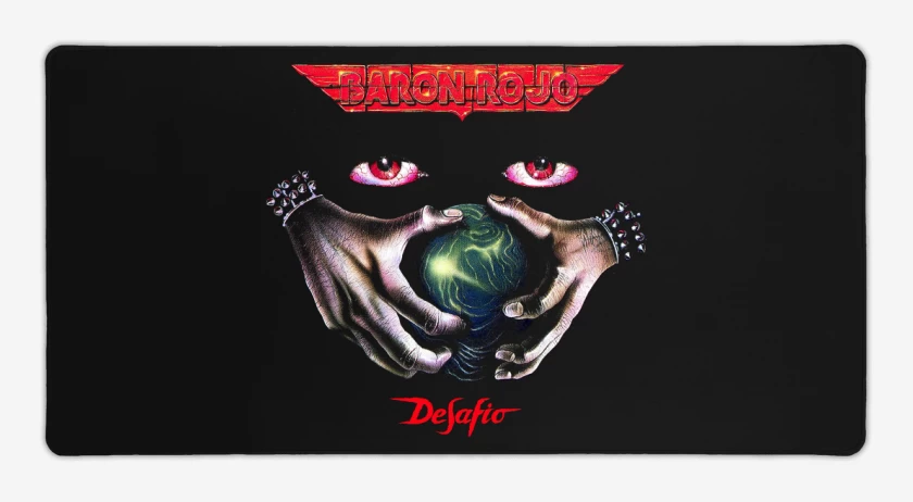 Mouse pad Gamer Negro de Baron Rojo Desafio