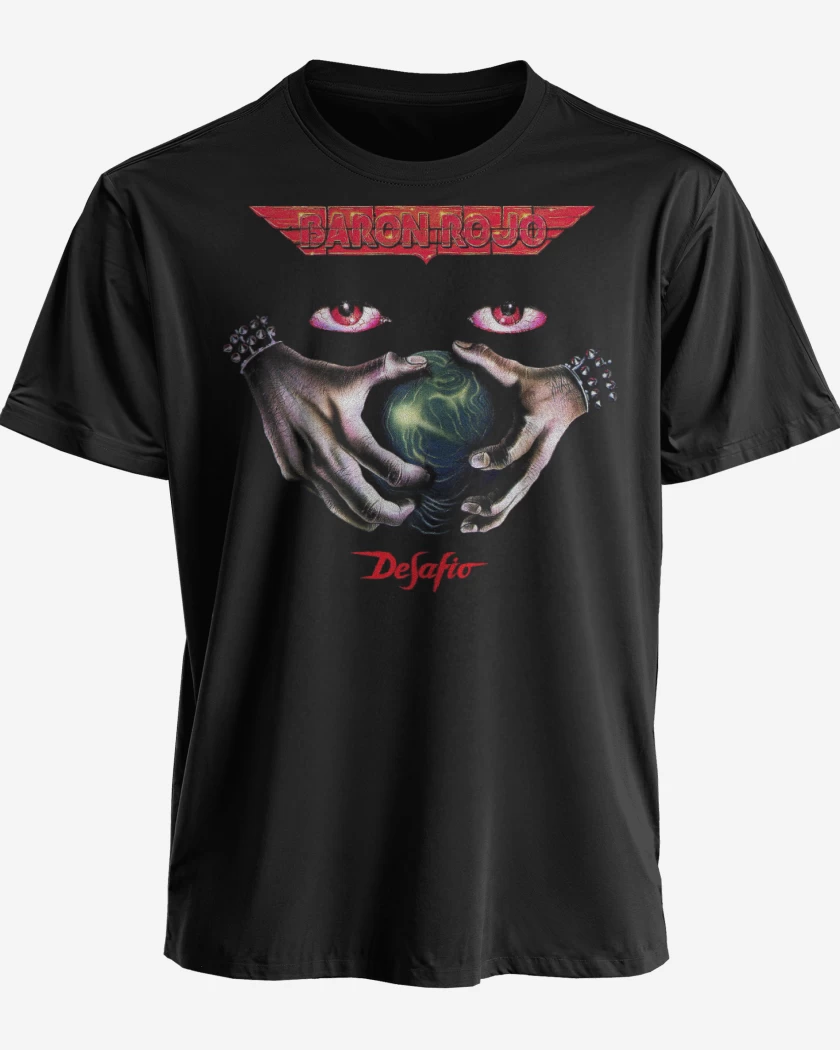 Polera premium Negro de Baron Rojo Desafio