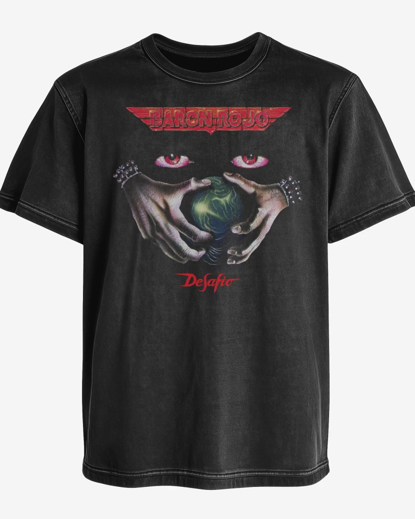 Polera desgastada Baron Rojo Desafio