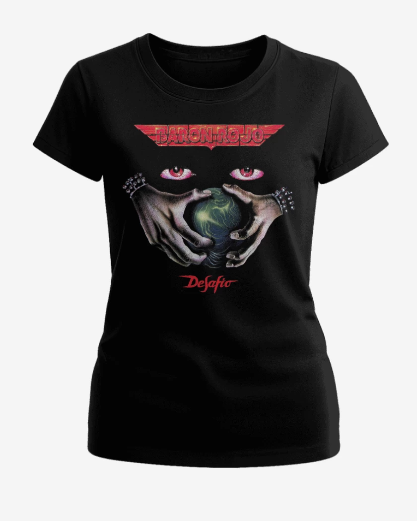 Polera de Mujer Negro de Baron Rojo Desafio