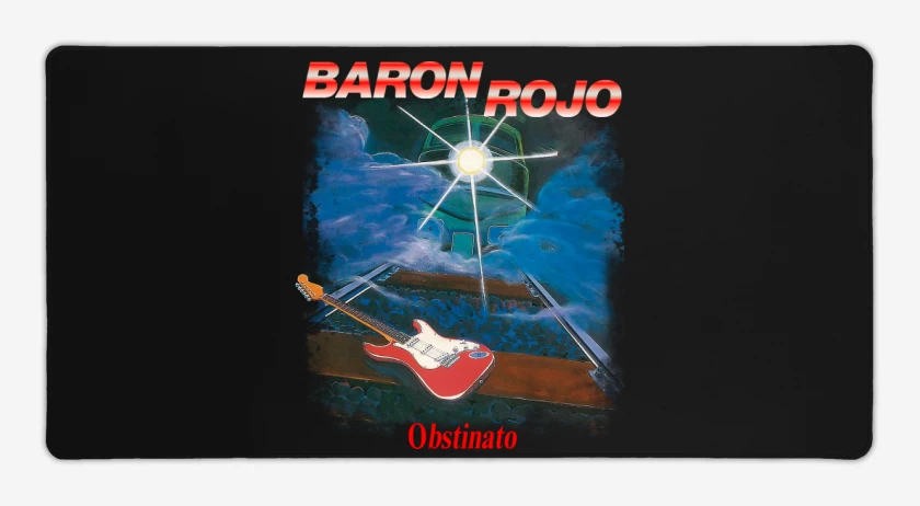 Mouse pad Gamer Negro de Baron Rojo Obstinato