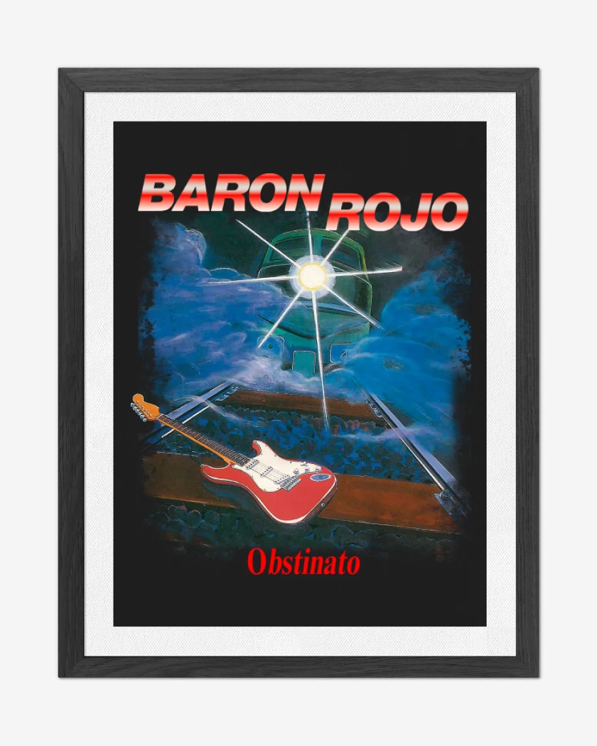 Cuadro decorativo Negro de Baron Rojo Obstinato