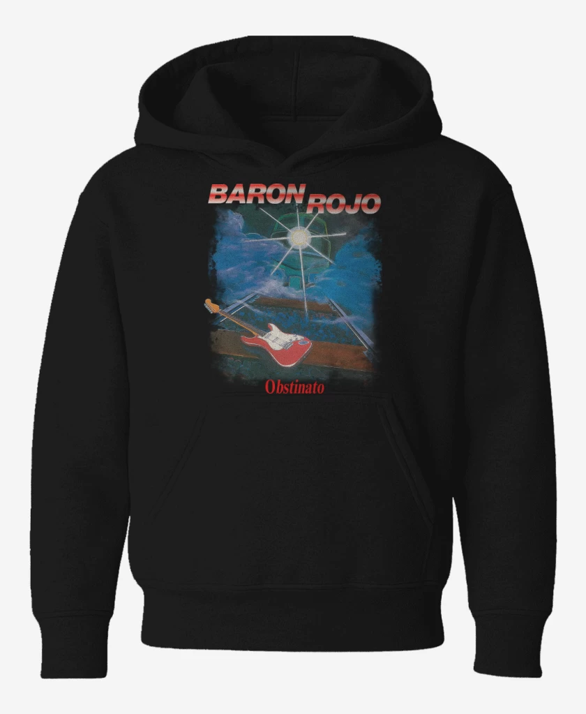 Poleron de niño Negro de Baron Rojo Obstinato