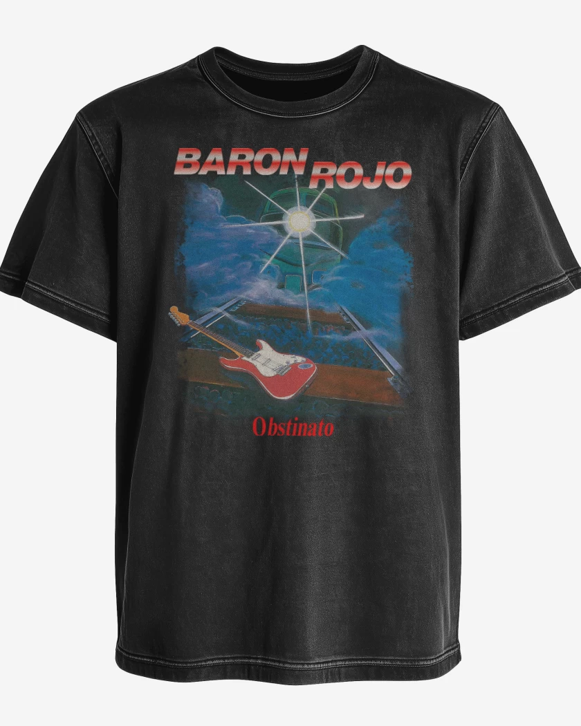 Polera desgastada Baron Rojo Obstinato