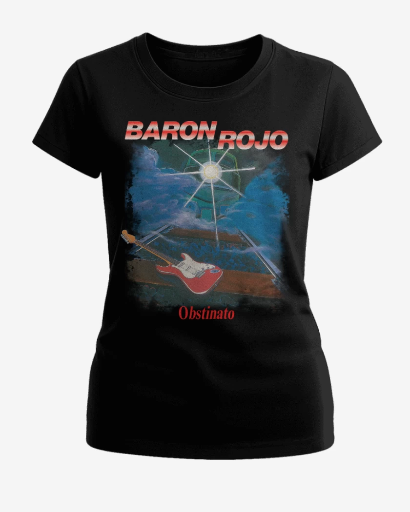 Polera de Mujer Negro de Baron Rojo Obstinato