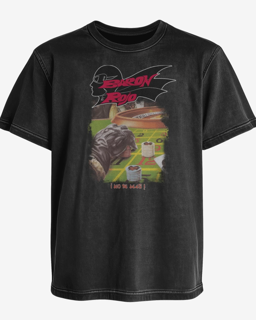 Polera desgastada Baron Rojo No Va Más