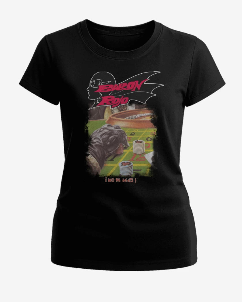 Polera de Mujer Negro de Baron Rojo No Va Más