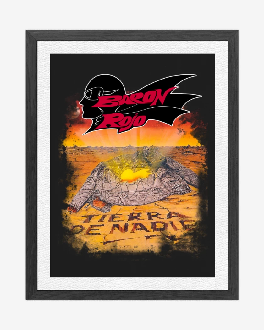 Cuadro decorativo Negro de Baron Rojo Tierra de Nadie 