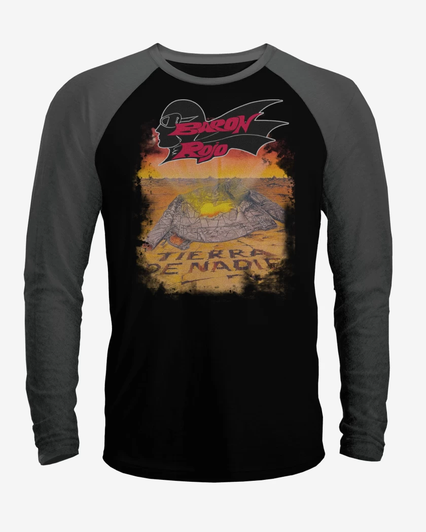 Polera Raglan Baron Rojo Tierra de Nadie 