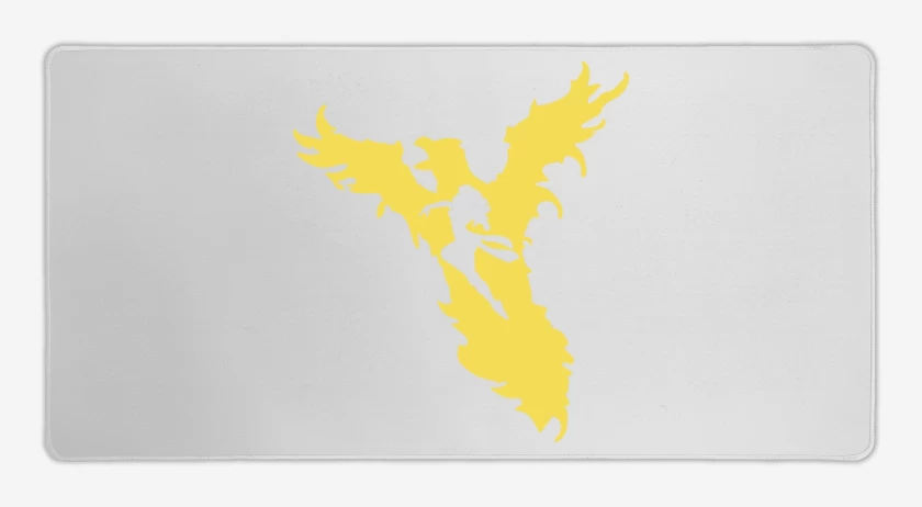 Mouse pad Gamer Blanco de Fenix 1