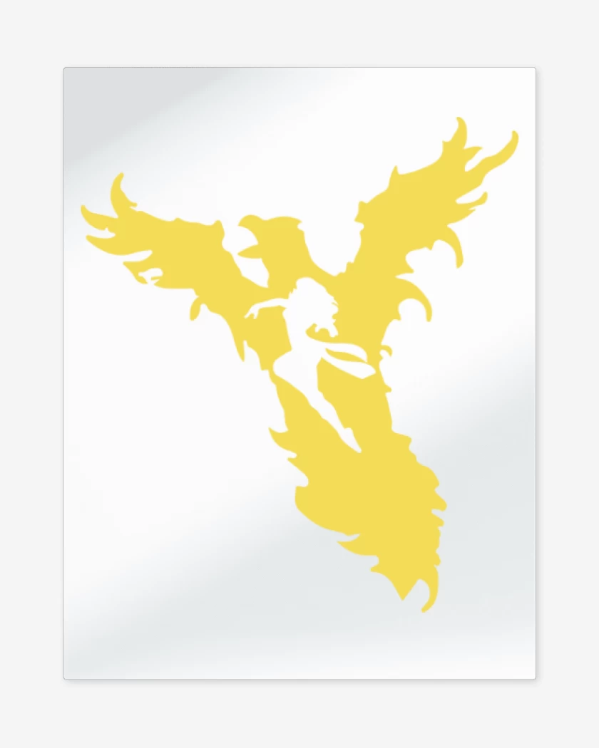 Print metalico Blanco de Fenix 1