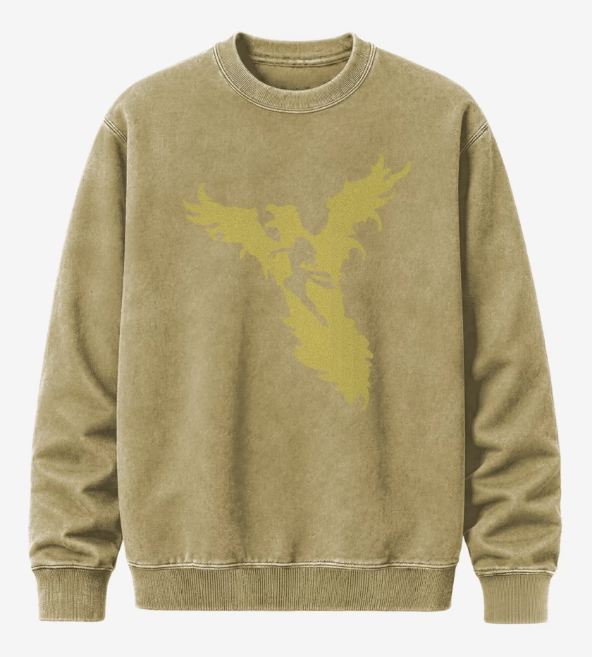 Poleron Polo Acid Wash Beige de Fenix 1