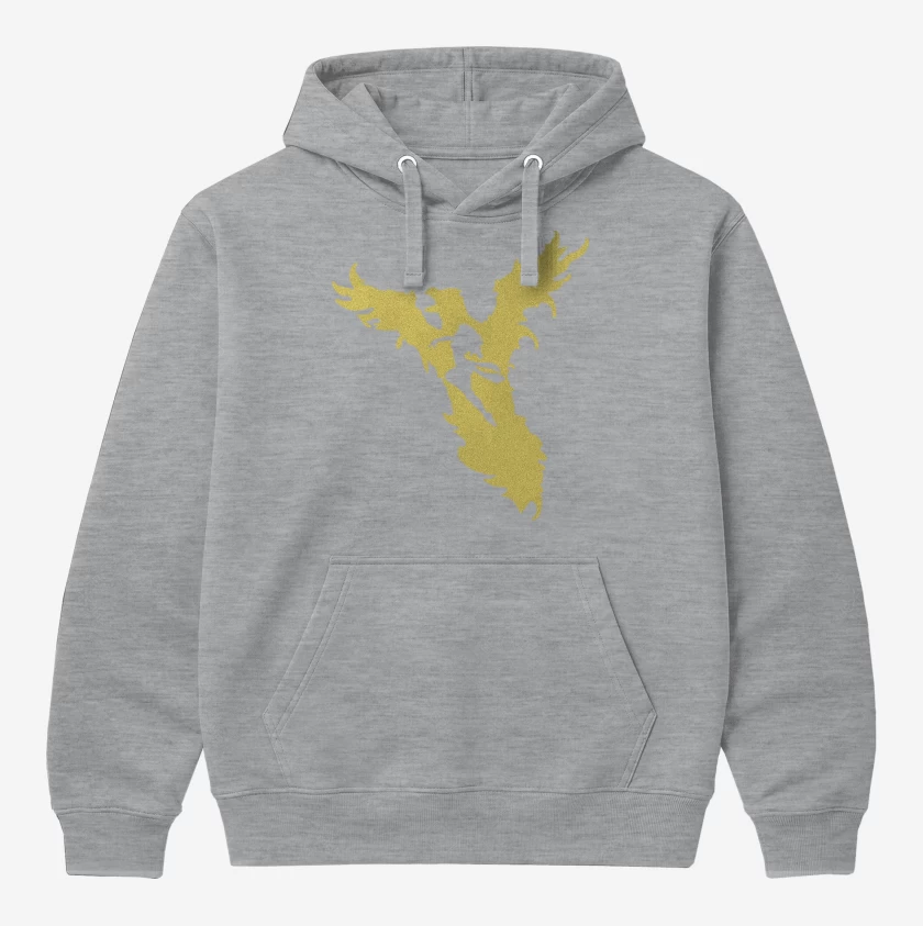 Polerón Canguro Gris Melange de Fenix 1