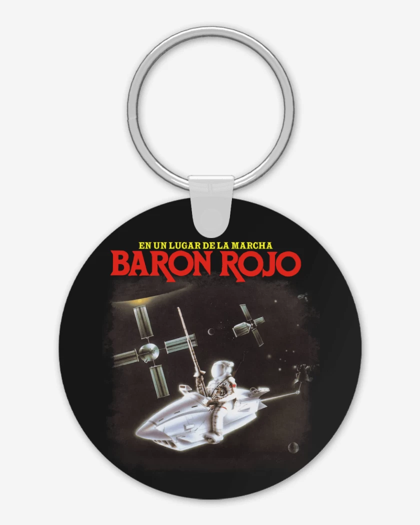 Llavero Baron Rojo En un Lugar de la Marcha