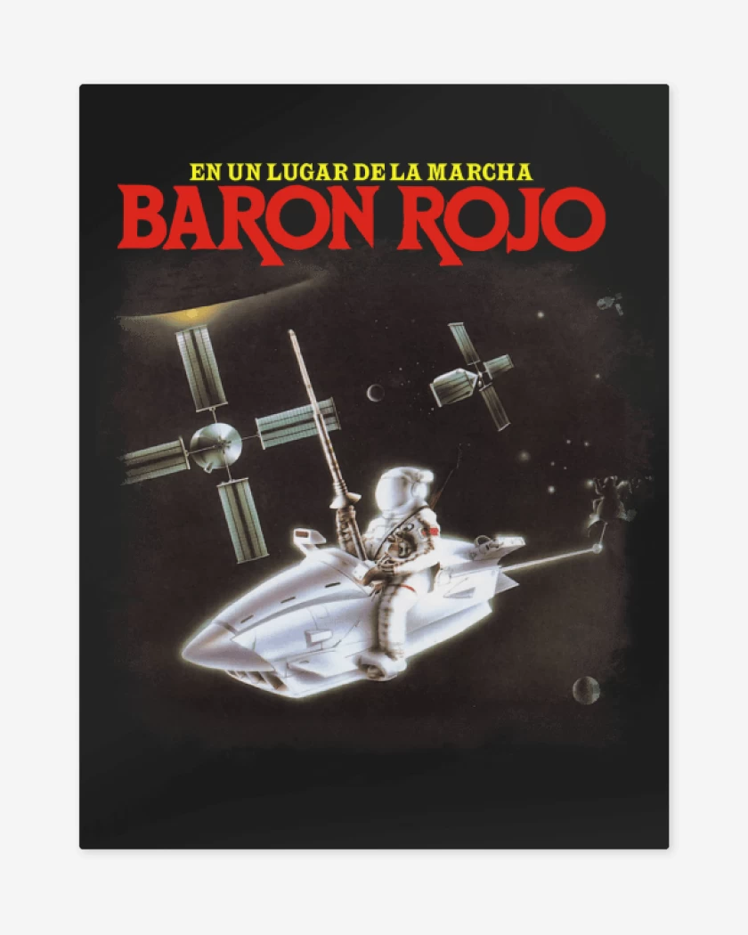 Print metalico Baron Rojo En un Lugar de la Marcha