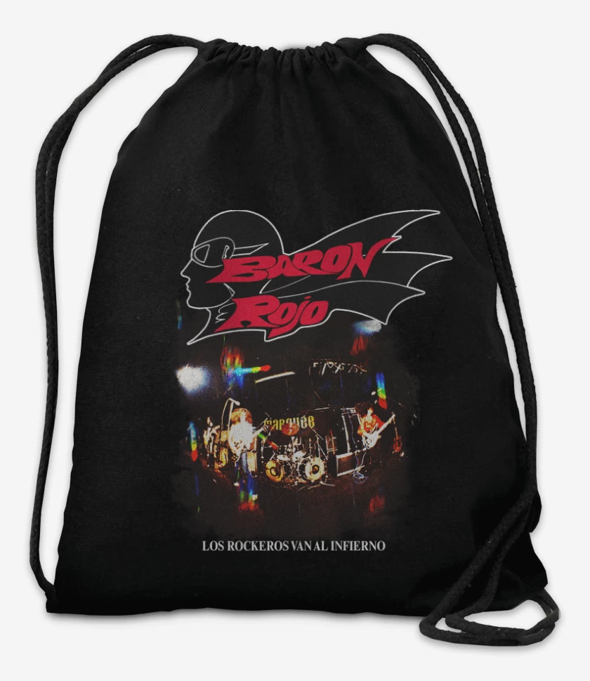 Mochila Baron Rojo Los Rockeros van al Infierno