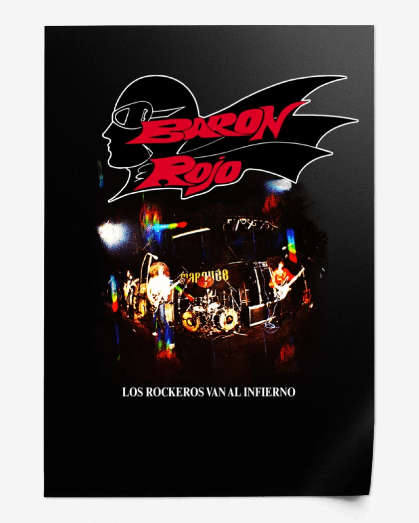 Print Baron Rojo Los Rockeros van al Infierno