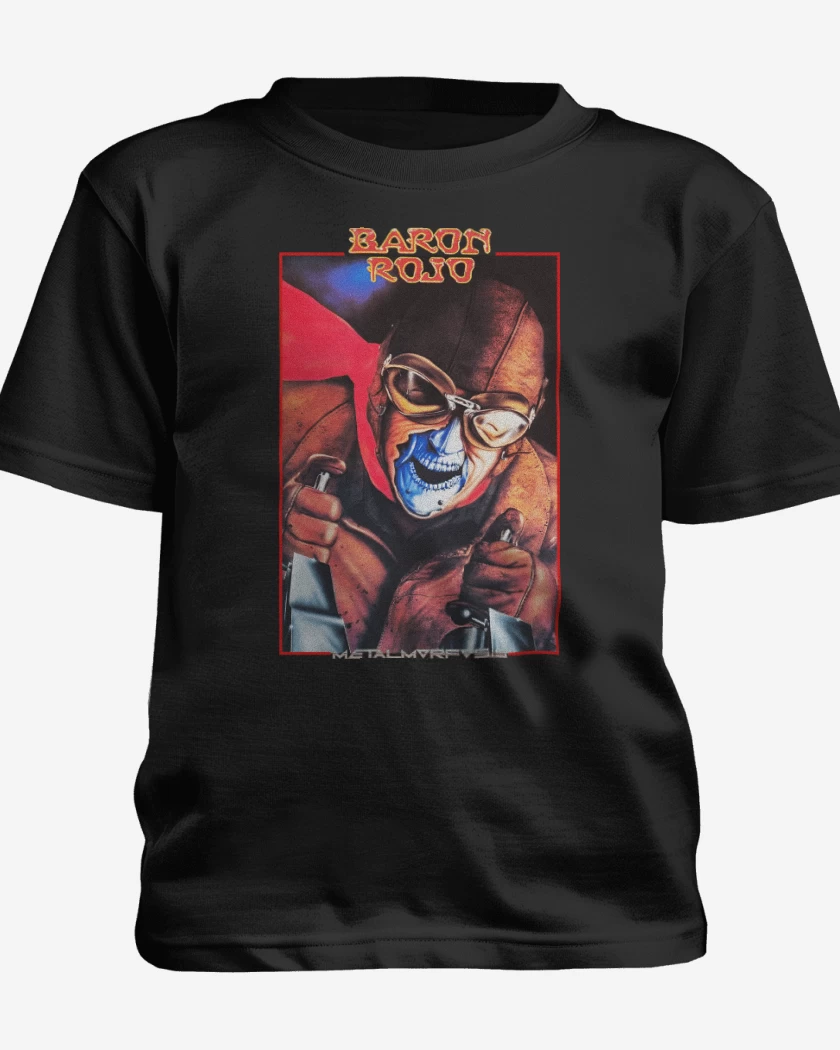 Polera de niño Negro de Baron Rojo Metalmorfosis