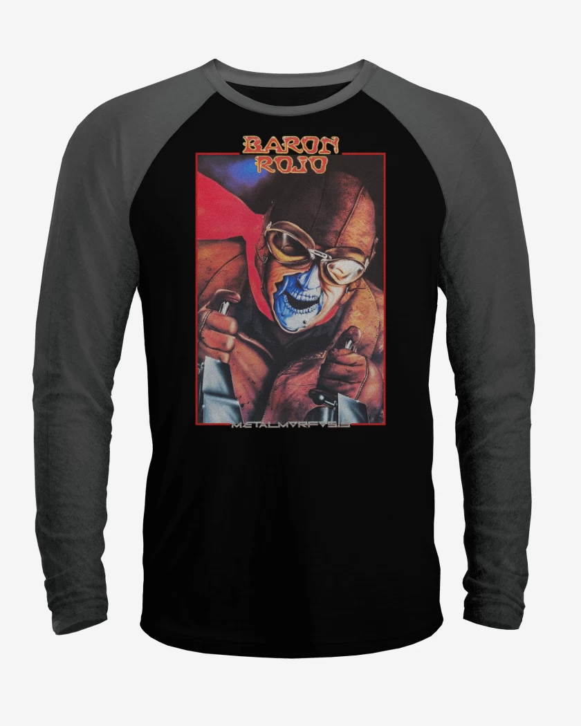 Polera Raglan Baron Rojo Metalmorfosis