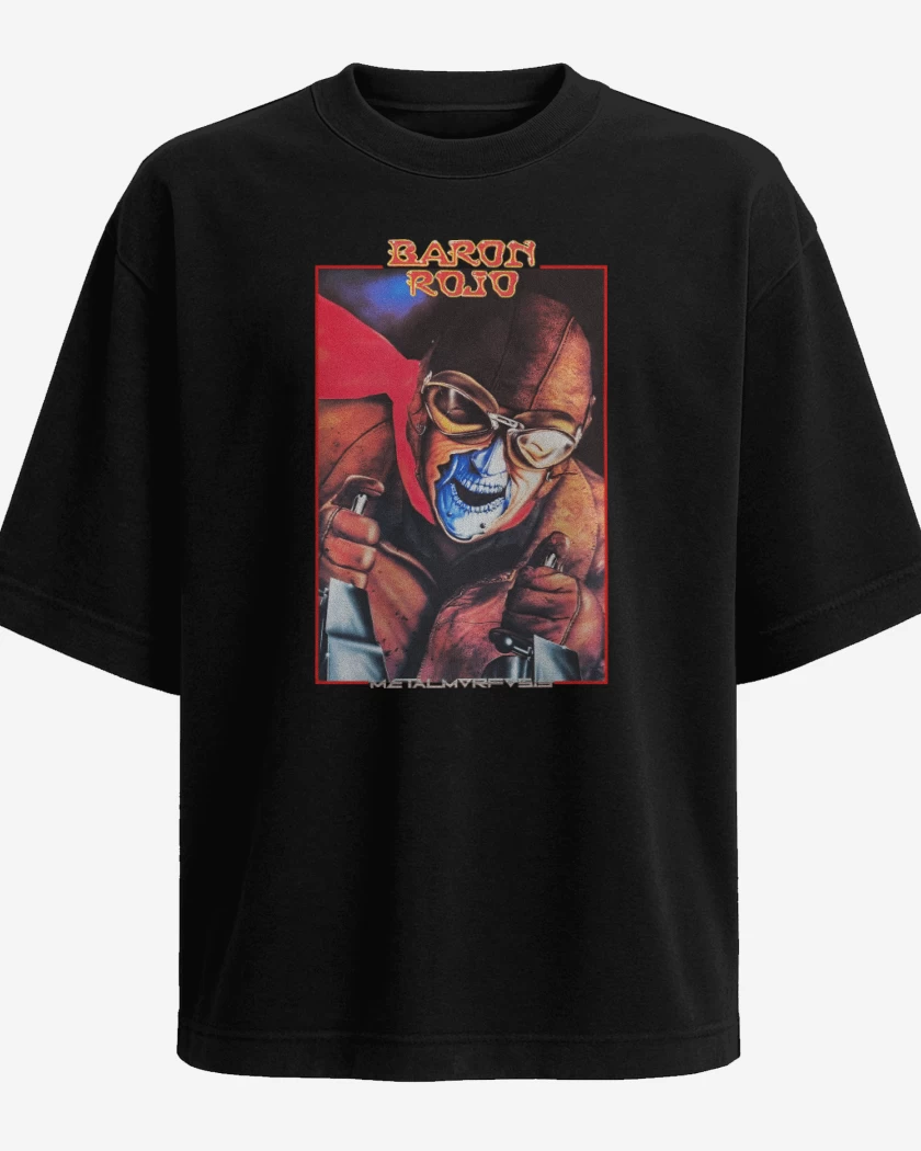 Polera Oversize Baron Rojo Metalmorfosis