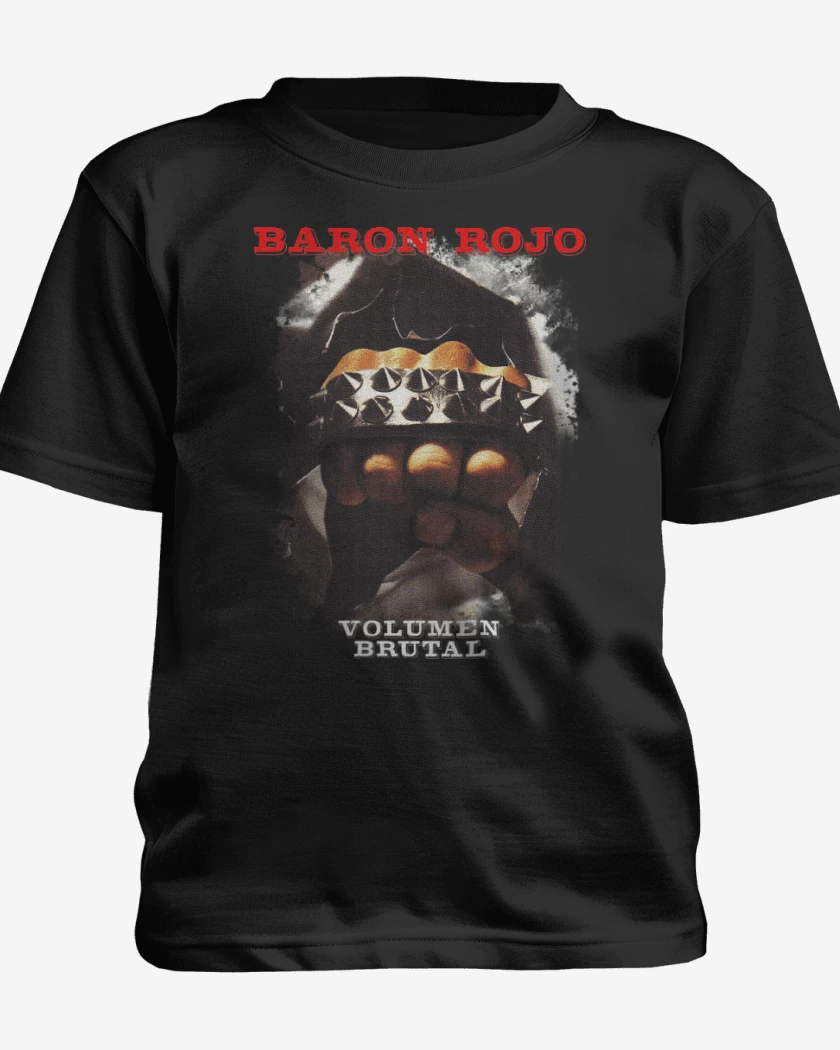 Polera de niño Negro de Baron Rojo Volumen Brutal