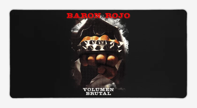Mouse pad Gamer Baron Rojo Volumen Brutal