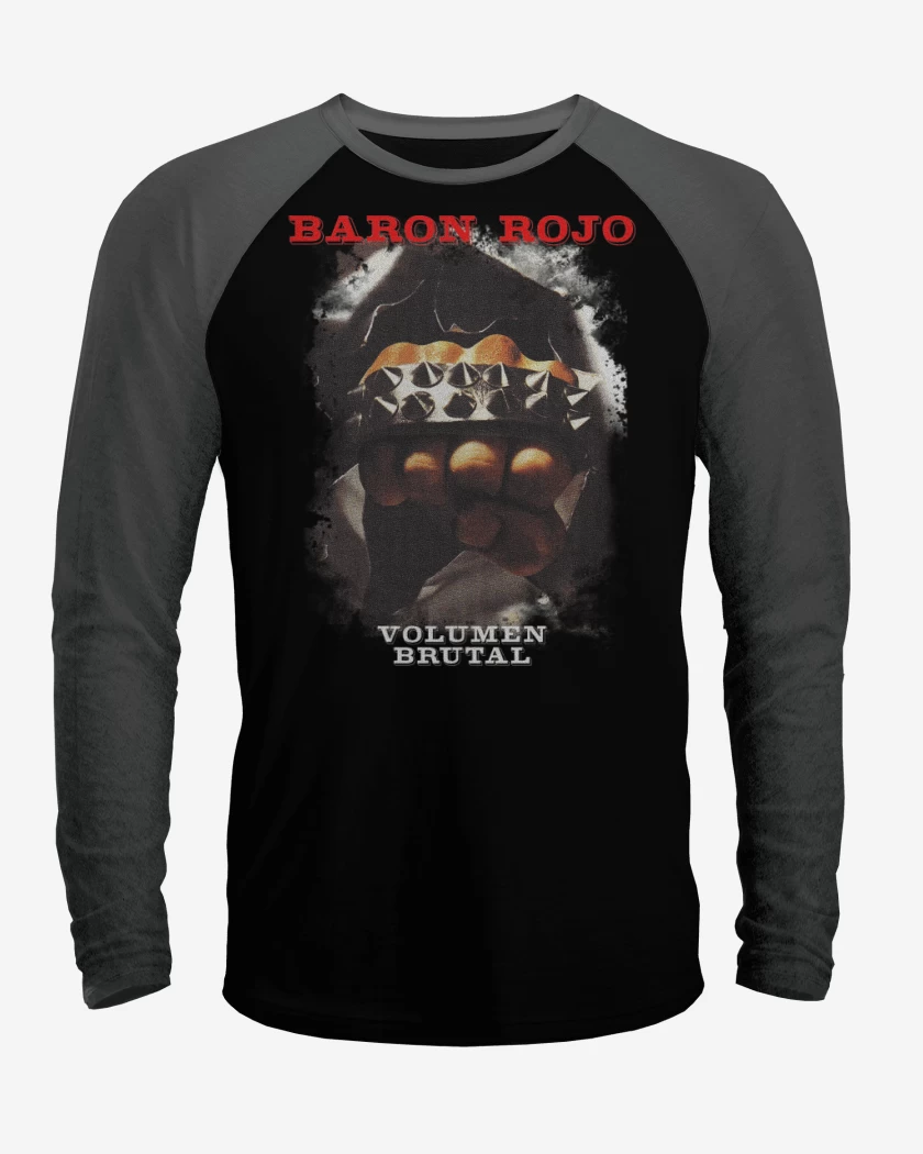 Polera Raglan Baron Rojo Volumen Brutal
