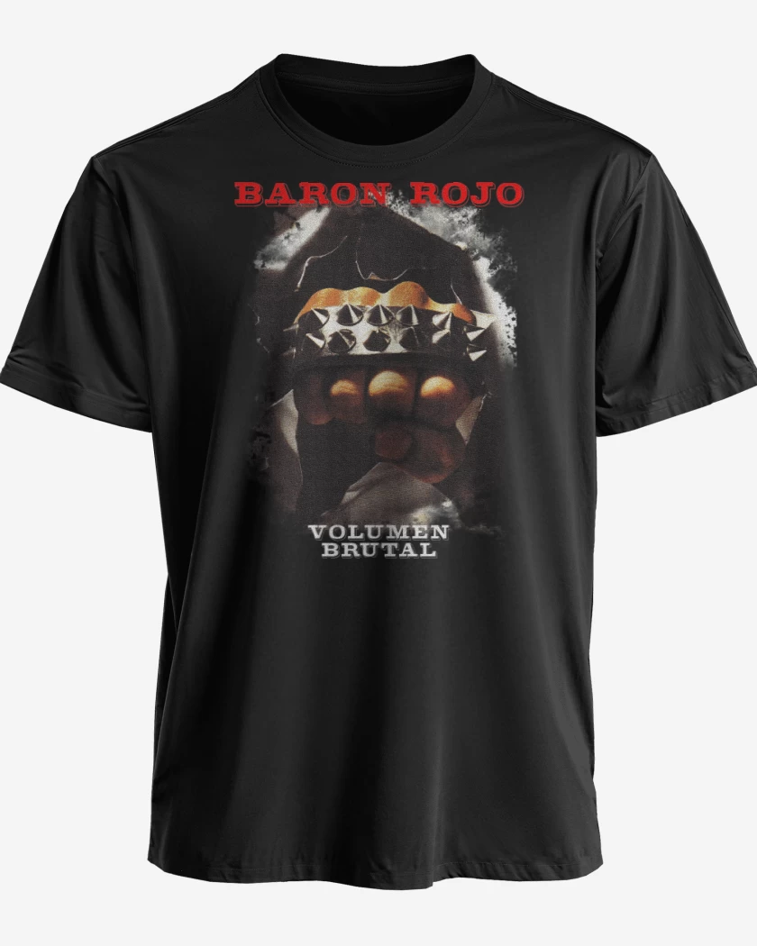 Polera premium Negro de Baron Rojo Volumen Brutal
