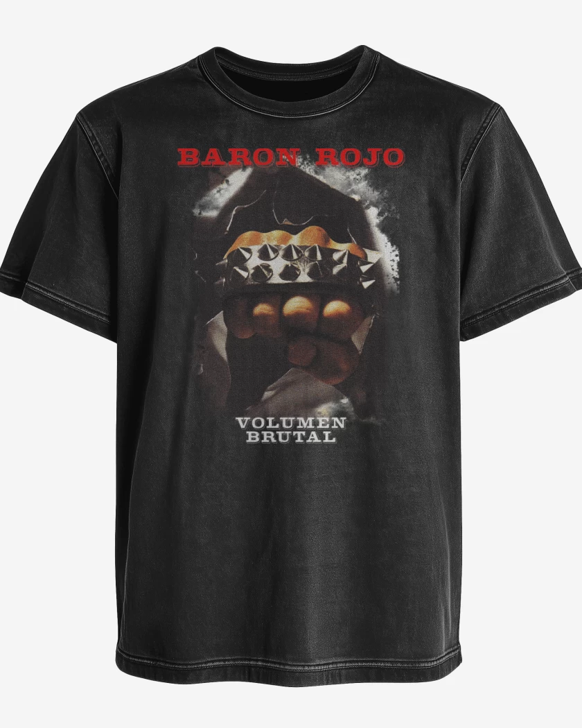 Polera desgastada Baron Rojo Volumen Brutal