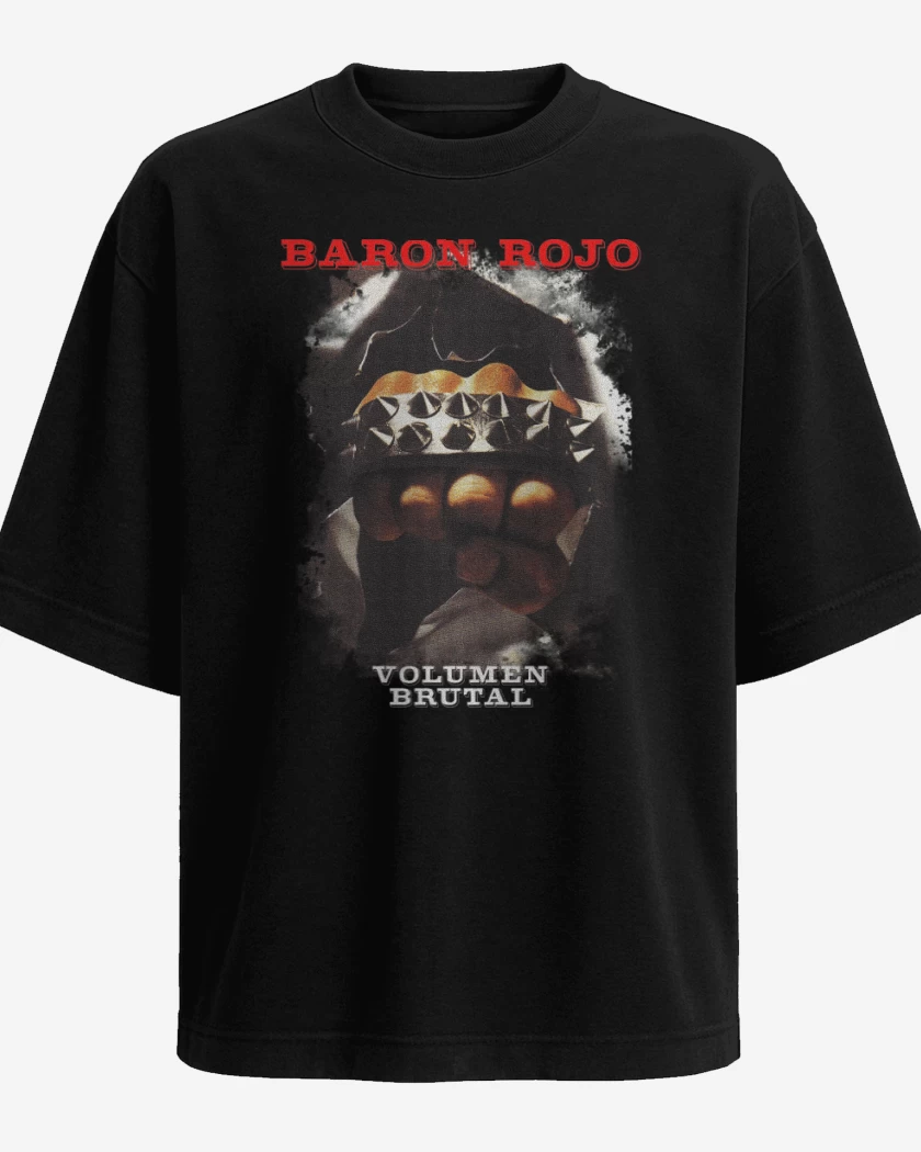Polera Oversize Baron Rojo Volumen Brutal