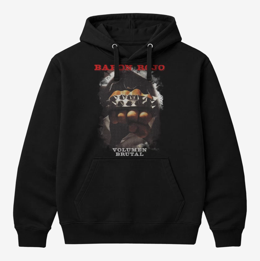 Polerón Canguro Baron Rojo Volumen Brutal