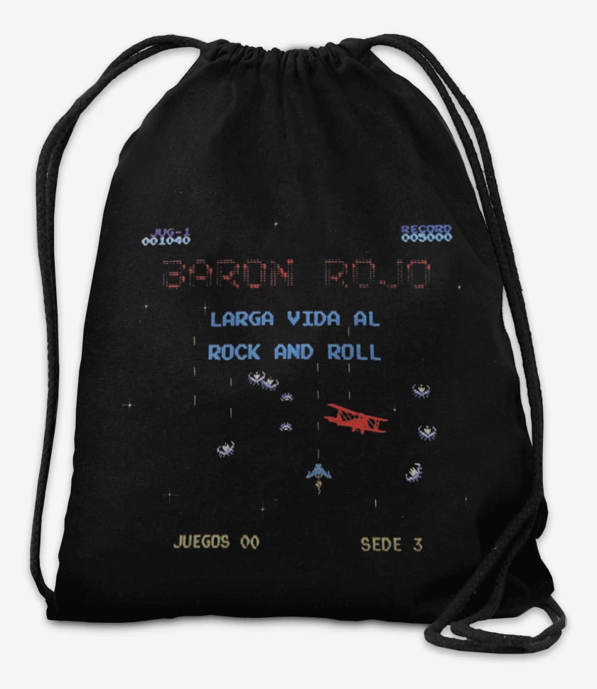Mochila Baron Rojo Larga Vida al Rock and Roll