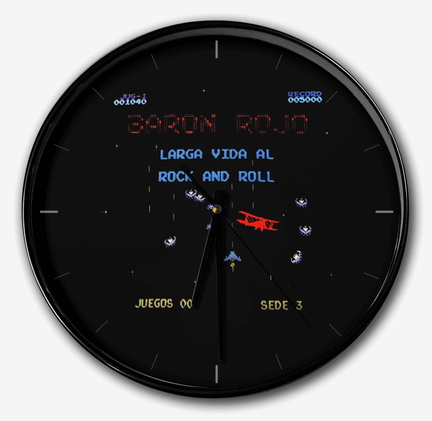 Reloj Baron Rojo Larga Vida al Rock and Roll