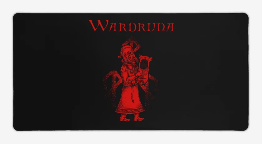 Mouse pad Gamer Negro de Wardruna Skald