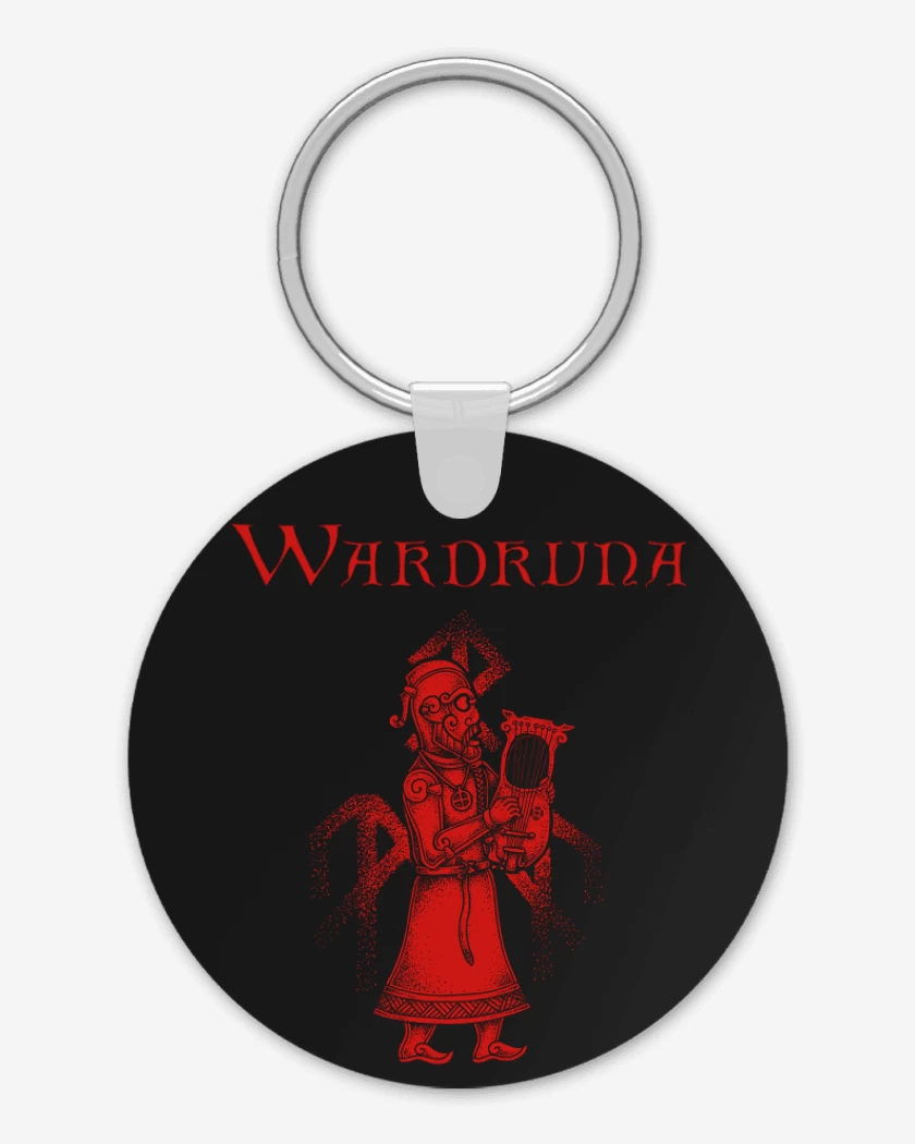 Llavero Negro de Wardruna Skald